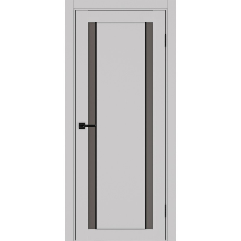 Межкомнатная дверь Турин 522.212 АПС молдинг SB, цвет пепельный, заполнение Бронза матовое, размер 200*80 см.