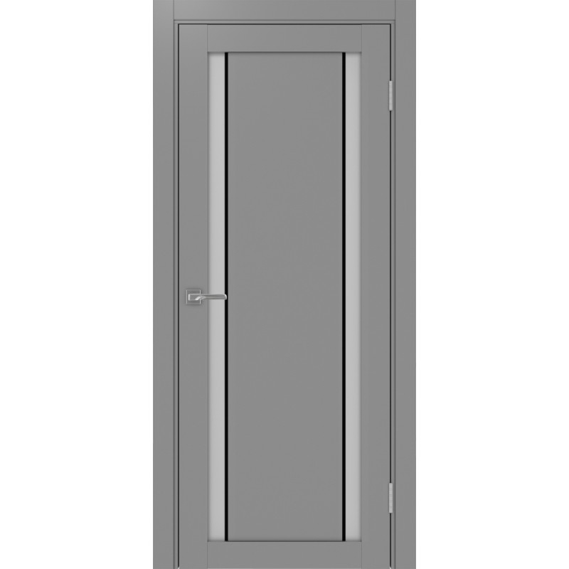Межкомнатная дверь Турин 522.212 АПС молдинг SB, цвет серый, заполнение Мателюкс, размер 200*80 см.