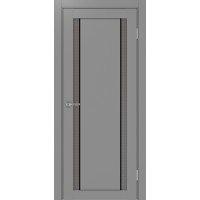 Турин 522АПС.212, цвет Серый молдинг алюм.чёрн стекло Пунта бронзовое, размер 80*200 см.