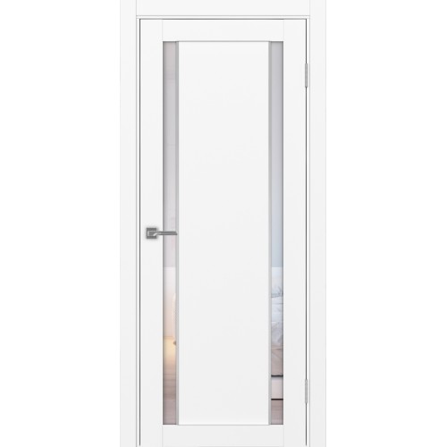 Турин 522АПС.212, цвет Белый снежный молдинг алюм.хром стекло Прозрачное, размер 80*200 см.