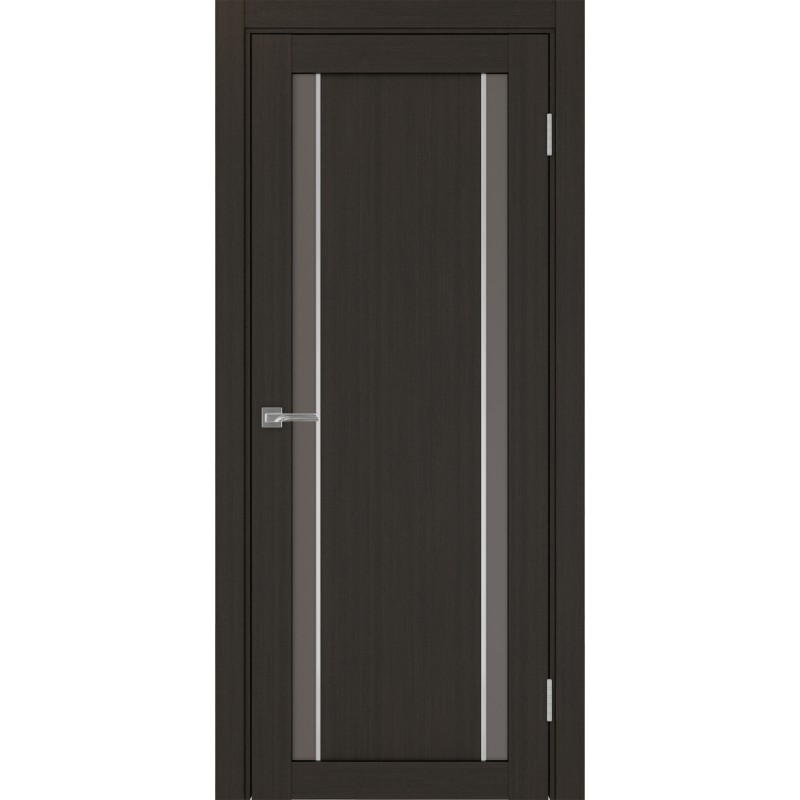 Межкомнатная дверь Турин 522.212 АПС молдинг SC, цвет венге FL, заполнение Бронза матовое, размер 200*80 см.