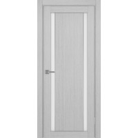 Турин 522АПС.212, цвет Дуб Серый FL, молдинг алюм.хром стекло Мателюкс, размер 80*200 см.