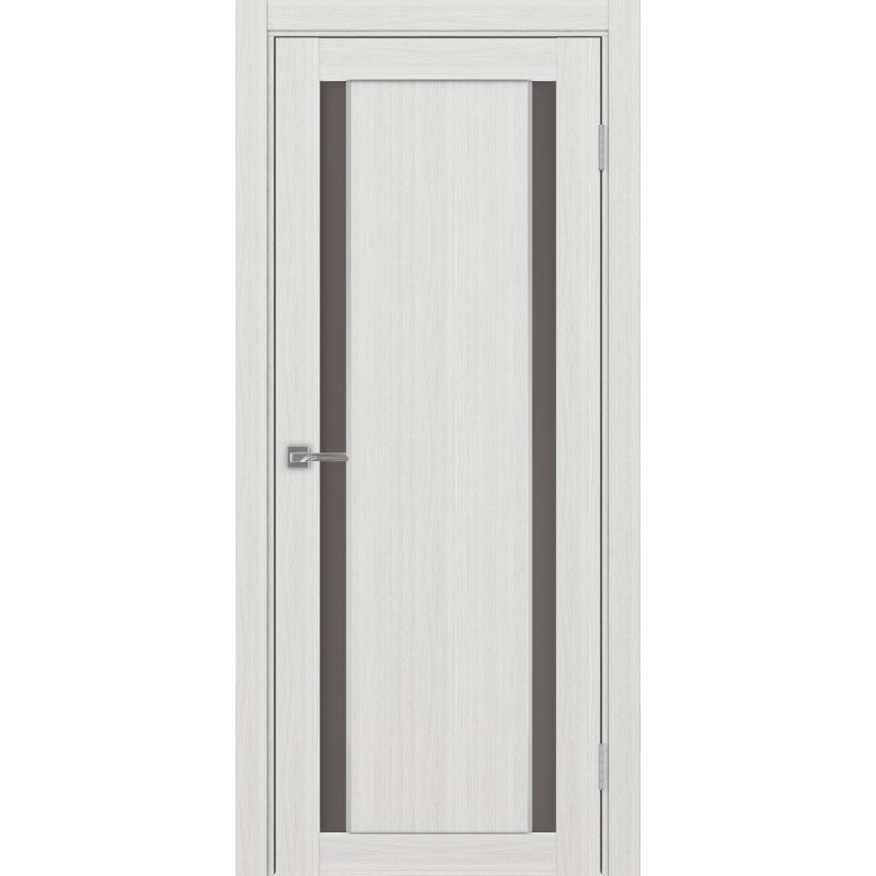 Межкомнатная дверь Турин 522.212 АПС молдинг SC, цвет ясень серебристый, заполнение Бронза матовое, размер 200*80 см.