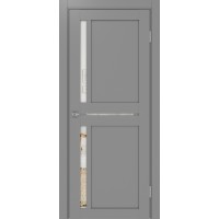 Турин 523.221, цвет серый, заполнение Зеркало/Зеркало, размер 200*80 см.