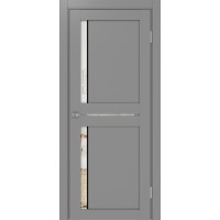 Турин 523.221 АПП молдинг SB, цвет серый, заполнение Зеркало/Зеркало, размер 200*80 см.