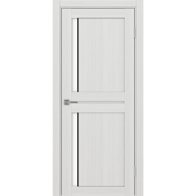 Межкомнатная дверь Турин 523.221 АПП молдинг SB, цвет ясень серебристый, заполнение LACбелый, размер 200*80 см.