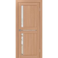 Турин 523.221 АПП молдинг SC, цвет ясень тёмный, заполнение Зеркало/Зеркало, размер 200*80 см.