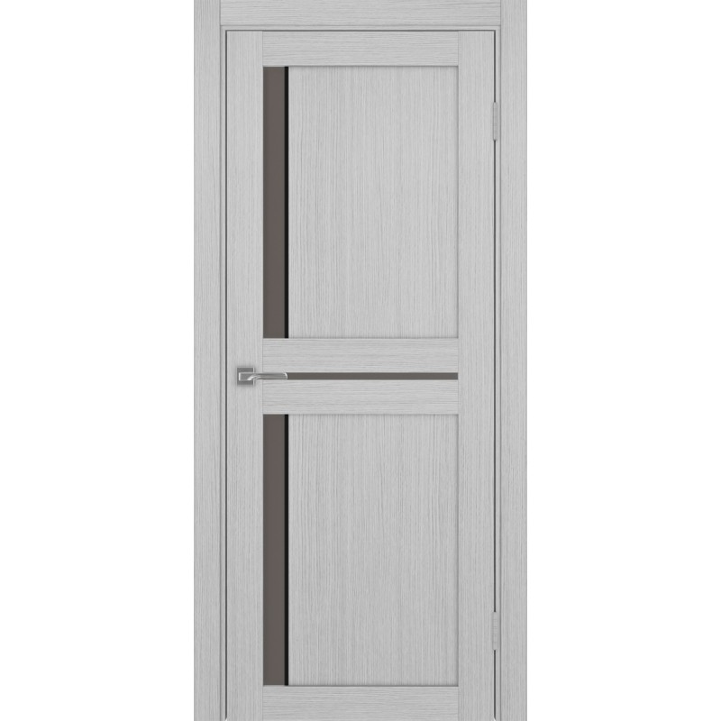 Межкомнатная дверь Турин 523.221 АПС молдинг SB, цвет дуб серый FL, заполнение Бронза матовое, размер 200*80 см.