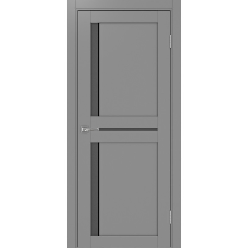Межкомнатная дверь Турин 523.221 АПС молдинг SB, цвет серый, заполнение Графит матовое, размер 200*80 см.