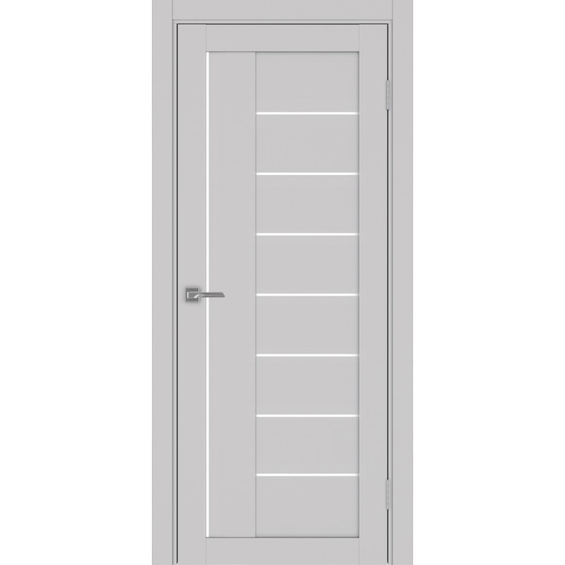 Межкомнатная дверь Турин 524.21, цвет пепельный, заполнение LACбелый, размер 200*80 см.