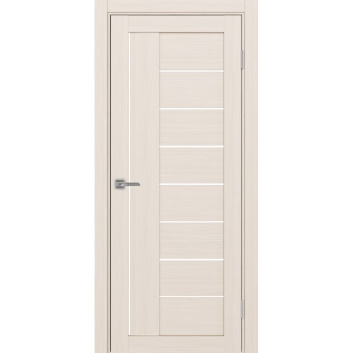 Турин 524.21, цвет Ясень перламутровый стекло LACбелый, размер 80*200 см.