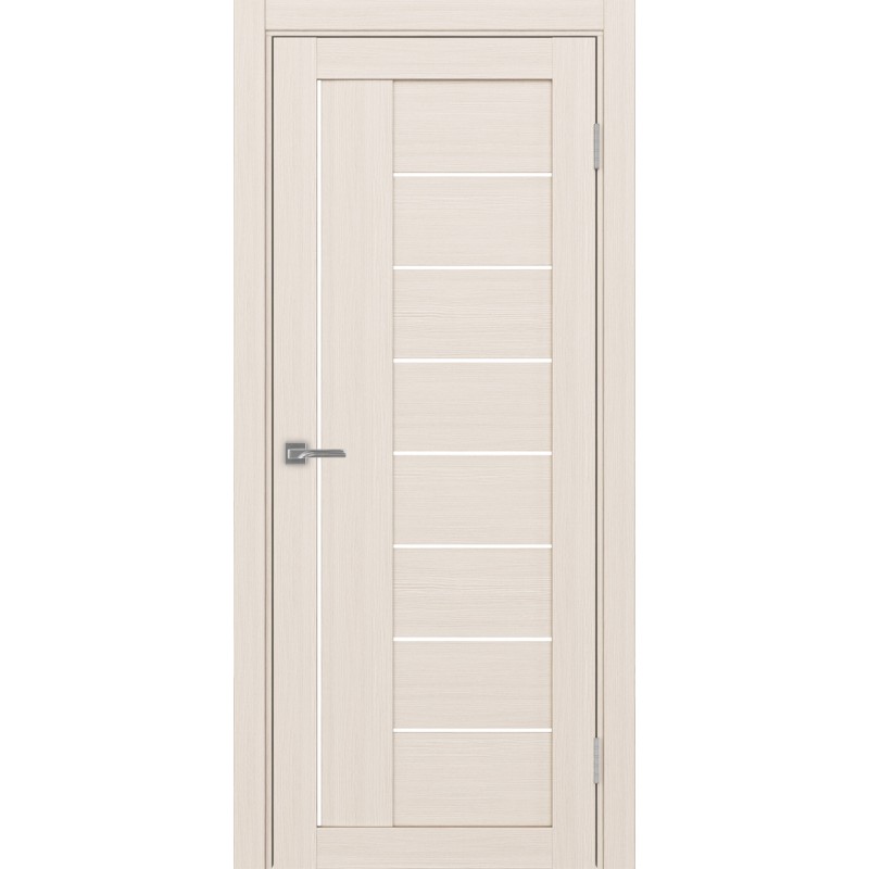 Межкомнатная дверь Турин 524.21, цвет ясень перламутровый, заполнение LACбелый, размер 200*80 см.