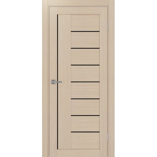 Турин 524AПП.11, цвет Дуб беленый FL, молдинг алюм.чёрн размер 80*200 см.