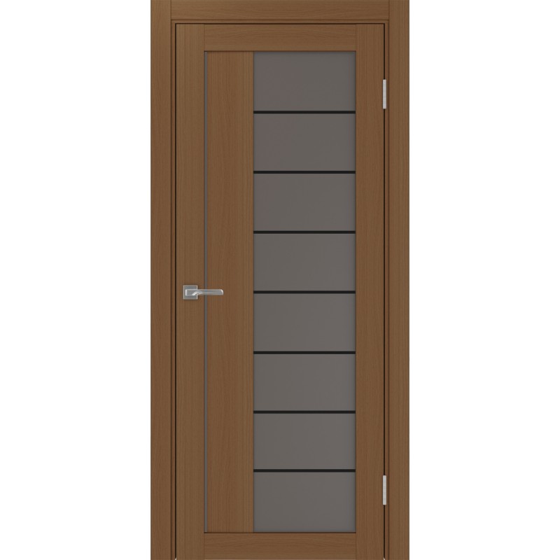 Межкомнатная дверь Турин 524.22 АСС молдинг SB, цвет орех NL, заполнение Бронза матовое, размер 200*80 см.