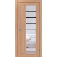 Турин 524.22 АСС молдинг SB, цвет ясень тёмный, заполнение Прозрачное, размер 200*80 см.