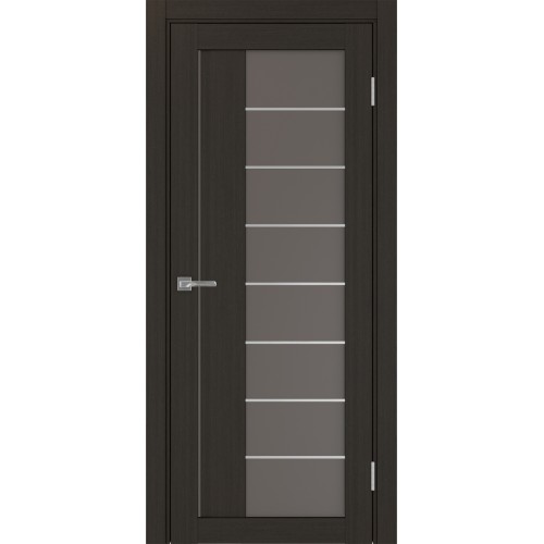 Турин 524АСС.22, цвет Венге FL, молдинг алюм.хром стекло Бронза матовое, размер 80*200 см.