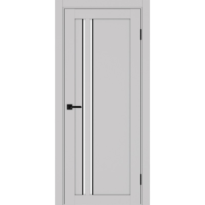 Межкомнатная дверь Турин 525.121 АПС молдинг SB, цвет пепельный, заполнение LACбелый, размер 200*80 см.