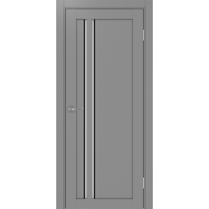 Межкомнатная дверь Турин 525.121 АПС молдинг SB, цвет серый, заполнение Мателюкс, размер 200*80 см.