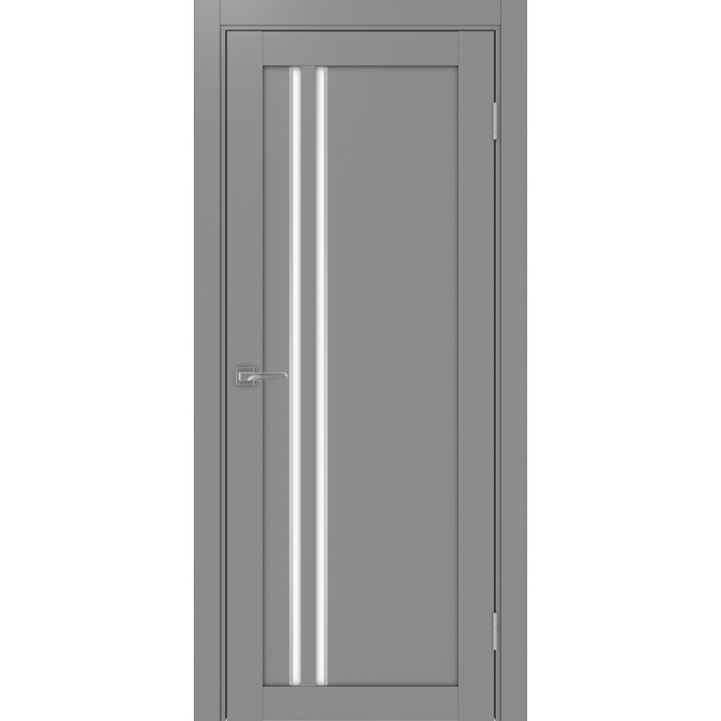 Межкомнатная дверь Турин 525.121 АПС молдинг SC, цвет серый, заполнение LACбелый, размер 200*80 см.