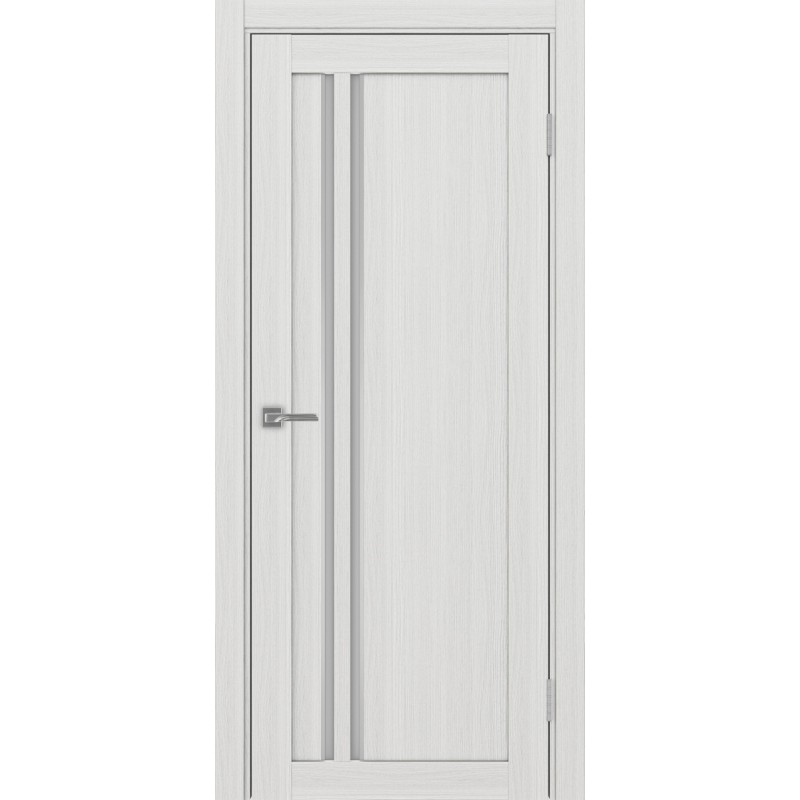 Межкомнатная дверь Турин 525.121 АПС молдинг SC, цвет ясень серебристый, заполнение Мателюкс, размер 200*80 см.