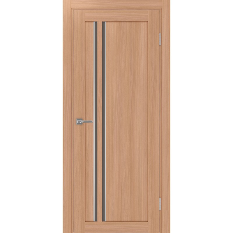 Межкомнатная дверь Турин 525.121 АПС молдинг SC, цвет ясень тёмный, заполнение Бронза матовое, размер 200*80 см.