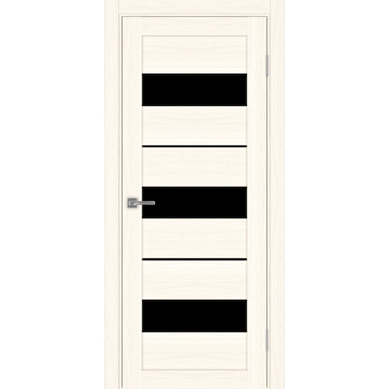 Межкомнатная дверь Турин 526.122 АПП молдинг SB, цвет ясень светлый, заполнение LACчерный, размер 200*80 см.