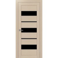 Турин 526АПП.122, цвет Дуб беленый FL, молдинг алюм.чёрн стекло LACчерный, размер 80*200 см.