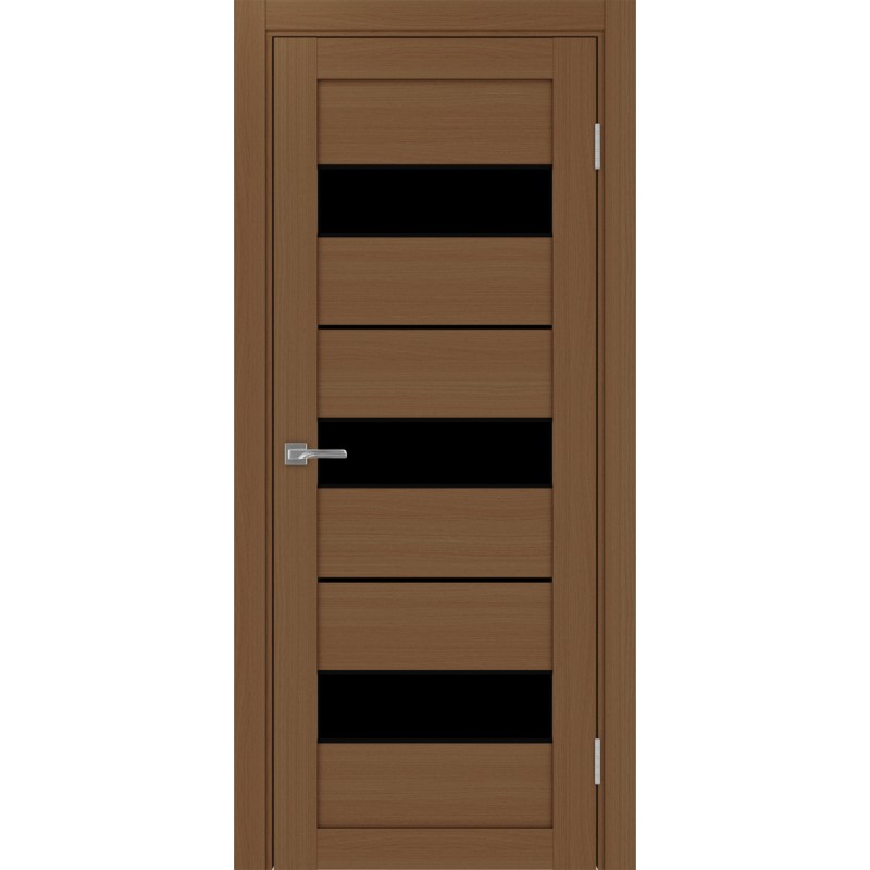 Межкомнатная дверь Турин 526.122 АПП молдинг SB, цвет орех NL, заполнение LACчерный, размер 200*80 см.