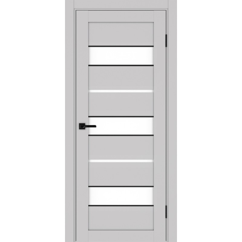 Межкомнатная дверь Турин 526.122 АПП молдинг SB, цвет пепельный, заполнение LACбелый, размер 200*80 см.