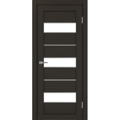 Турин 526АПП.122, цвет Венге FL, молдинг алюм.хром стекло LACбелый, размер 80*200 см.