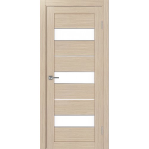 Турин 526АПП.122, цвет Дуб беленый FL, молдинг алюм.хром стекло LACбелый, размер 80*200 см.