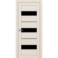 Турин 526АПП.122, цвет Ясень перламутровый молдинг алюм.хром стекло LACчерный, размер 80*200 см.