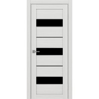 Турин 526АПП.122, цвет Ясень серебристый, молдинг алюм.хром стекло LACчерный, размер 80*200 см.