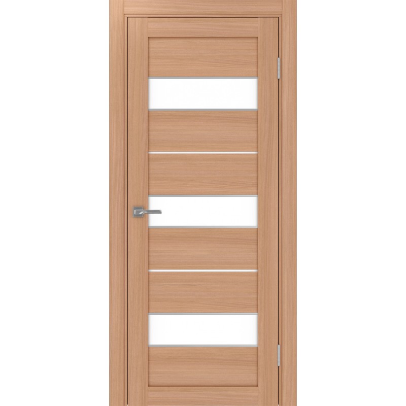 Межкомнатная дверь Турин 526.122 АПП молдинг SC, цвет ясень тёмный, заполнение LACбелый, размер 200*80 см.