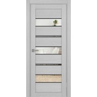 Турин 526.122 АППmax молдинг SB, цвет дуб серый FL, заполнение Зеркало/Зеркало, размер 200*80 см.