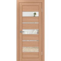 Турин 526.122 АППmax молдинг SC, цвет ясень тёмный, заполнение Зеркало/Зеркало, размер 200*80 см.