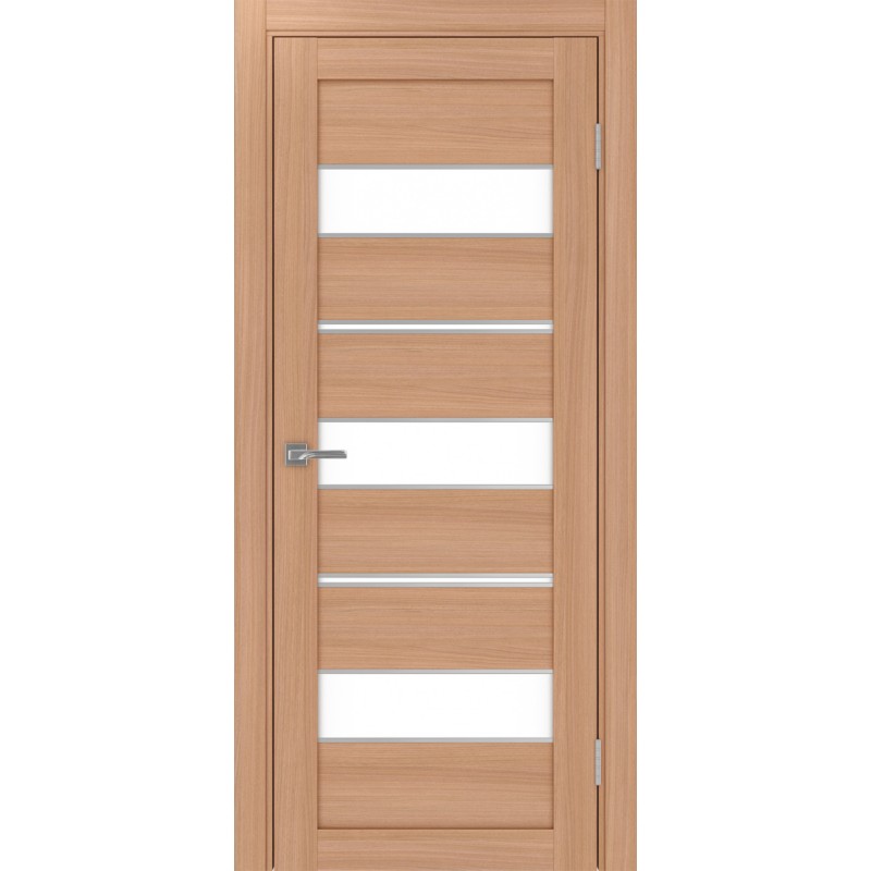 Межкомнатная дверь Турин 526.122 АППmax молдинг SC, цвет ясень тёмный, заполнение LACбелый, размер 200*80 см.