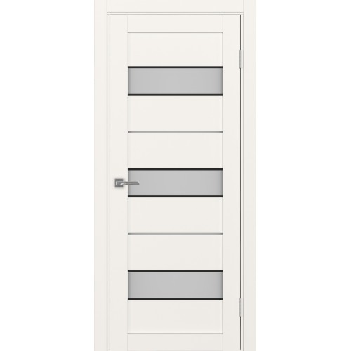 Турин 526АПС.122, цвет Бежевый молдинг алюм.чёрн стекло Мателюкс, размер 80*200 см.