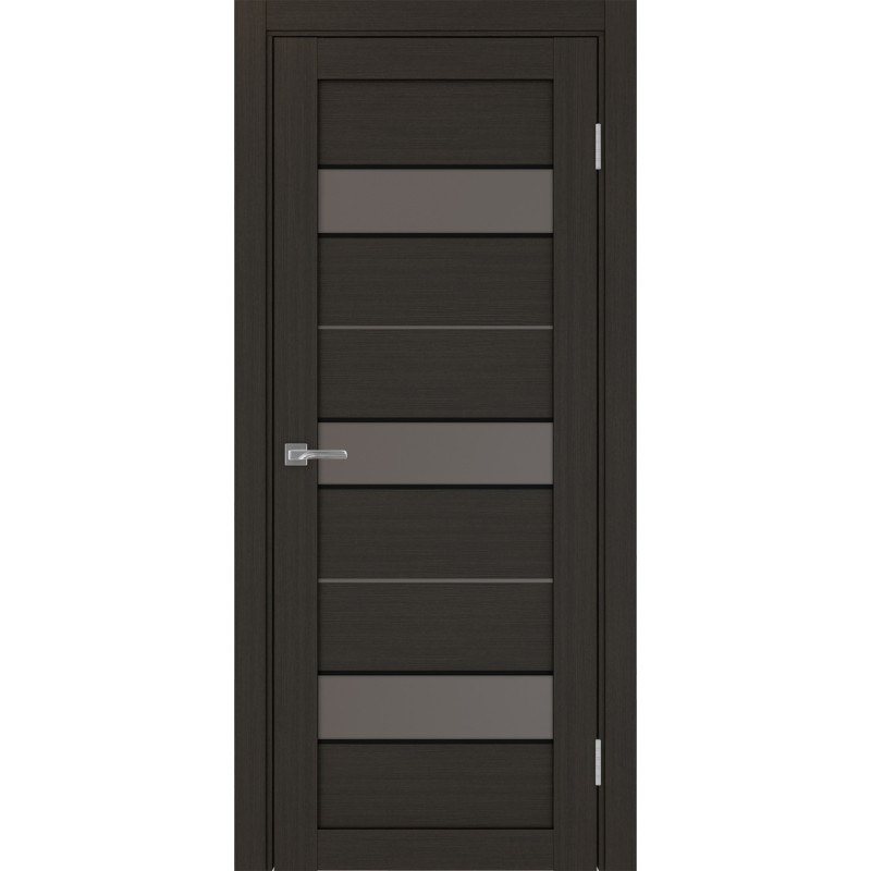 Межкомнатная дверь Турин 526.122 АПС молдинг SB, цвет венге FL, заполнение Бронза матовое, размер 200*80 см.