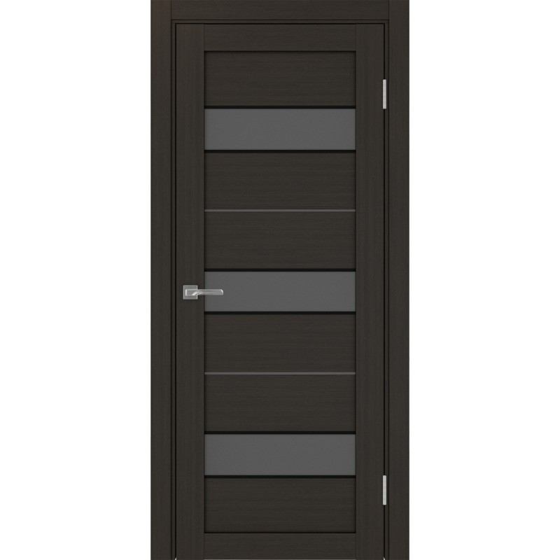 Межкомнатная дверь Турин 526.122 АПС молдинг SB, цвет венге FL, заполнение Графит матовое, размер 200*80 см.