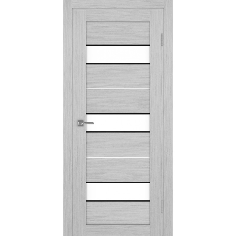Межкомнатная дверь Турин 526.122 АПС молдинг SB, цвет дуб серый FL, заполнение LACбелый, размер 200*80 см.