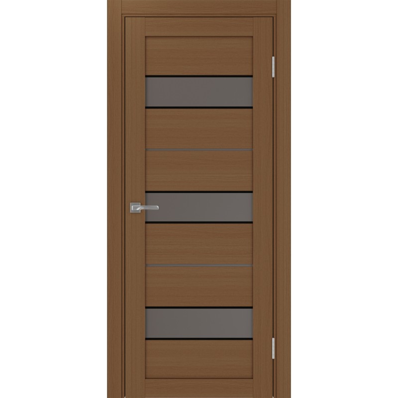 Межкомнатная дверь Турин 526.122 АПС молдинг SB, цвет орех NL, заполнение Бронза матовое, размер 200*80 см.