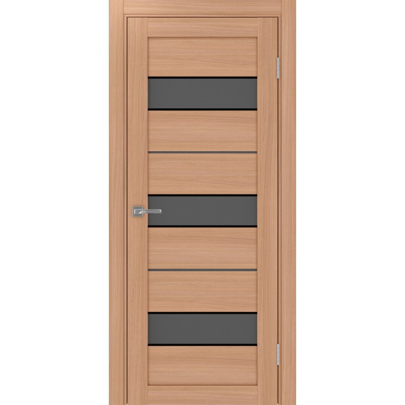 Межкомнатная дверь Турин 526.122 АПС молдинг SB, цвет ясень тёмный, заполнение Графит матовое, размер 200*80 см.