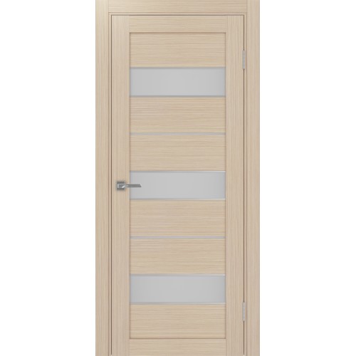 Турин 526АПС.122, цвет Дуб беленый FL, молдинг алюм.хром стекло Мателюкс, размер 80*200 см.