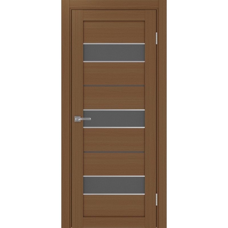 Межкомнатная дверь Турин 526.122 АПС молдинг SC, цвет орех NL, заполнение Графит матовое, размер 200*80 см.