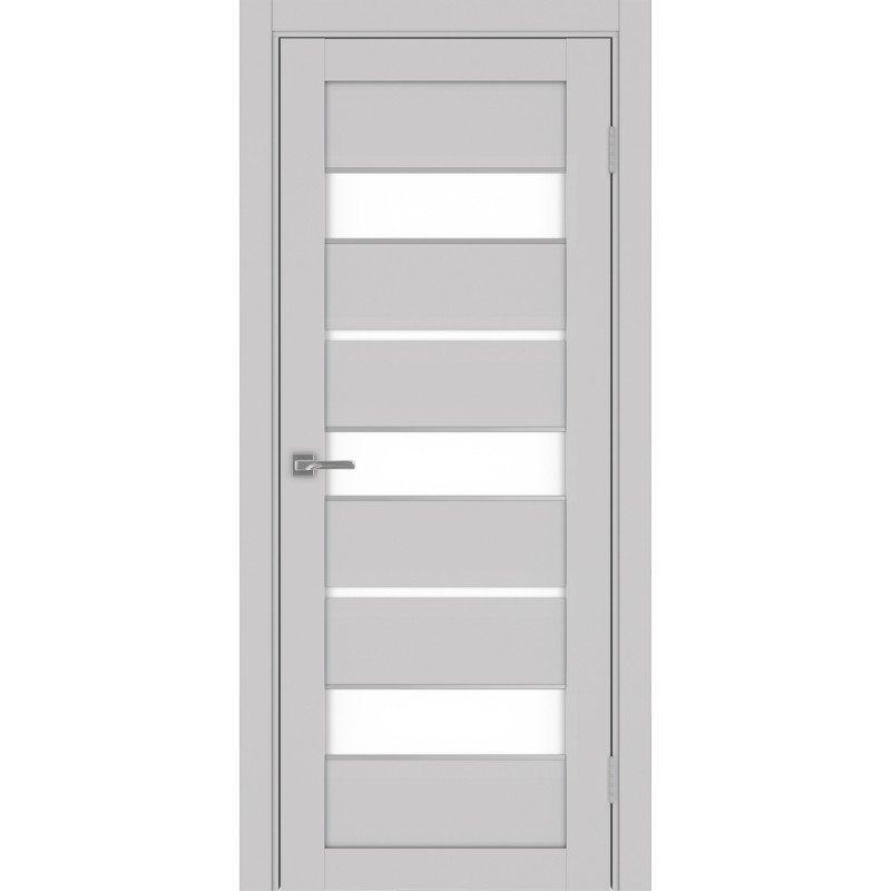 Межкомнатная дверь Турин 526.122 АПС молдинг SC, цвет пепельный, заполнение LACбелый, размер 200*80 см.