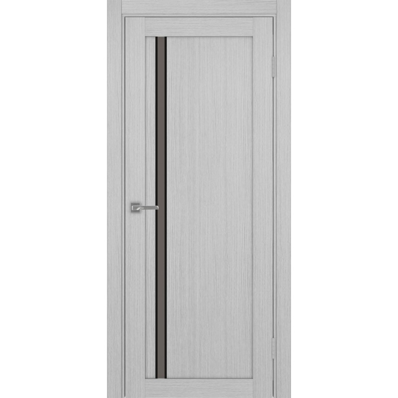 Межкомнатная дверь Турин 527.121 АПС молдинг SB, цвет дуб серый FL, заполнение Бронза матовое, размер 200*80 см.