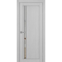 Турин 527.121 АПС молдинг SB, цвет дуб серый FL, заполнение Зеркало, размер 200*80 см.