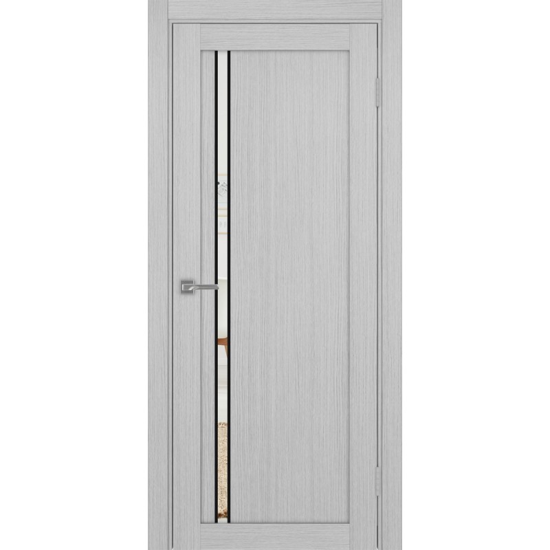 Межкомнатная дверь Турин 527.121 АПС молдинг SB, цвет дуб серый FL, заполнение Зеркало, размер 200*80 см.