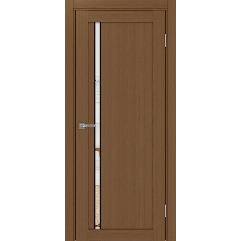 Межкомнатная дверь Турин 527.121 АПС молдинг SB, цвет орех NL, заполнение Зеркало, размер 200*80 см.